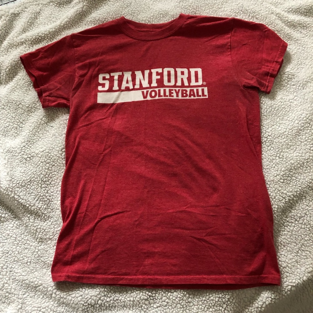 Red Stanford Volleyball Shirt